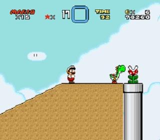 Screenshot Thumbnail / Media File 1 for Super Mario World (USA) [Hack by Carol v1.0] [En by ntr11023 v1.0] (~Brutal Mario)